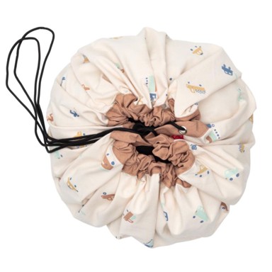 PLAY&GO Vreća i podloga za igru 2u1 Autići, Ø140 cm