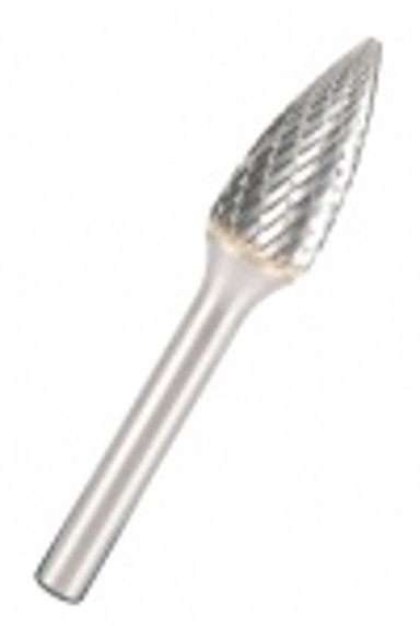 KLINGSPOR Karbidna glodalica HF 100 G Ø12,7 x 25 mm, prihvat 6 mm, hiperbolični oblik SPG