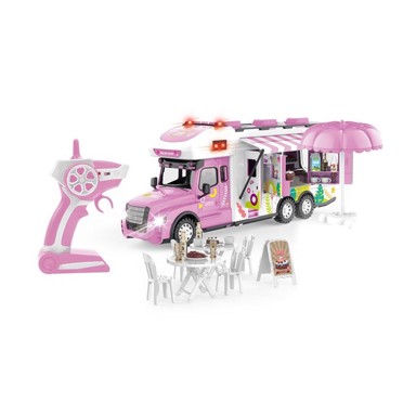 KAZOO Igračka na daljinsko upravljanje FC001, kamper slastičarnica, roza