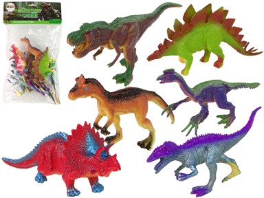 Set figurica dinosaura u bojama, 6 komada