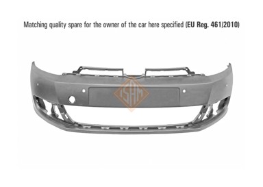ISAM Prednji branik VW Golf 6, senzori X4