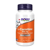 NOW L-karnitin, 500 mg, 60 kapsula
