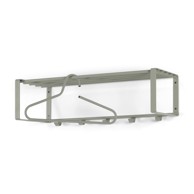  SPINDER DESIGN Zelena/siva metalna zidna vješalica s policom Rex