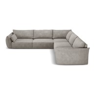 MAZZINI SOFAS Svijetlo siva kutna garnitura (varijabilna) Vanda, 286x286x85 cm