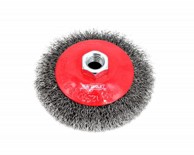 AWTOOLS Konusna četka 115 mm M14 valovita žica