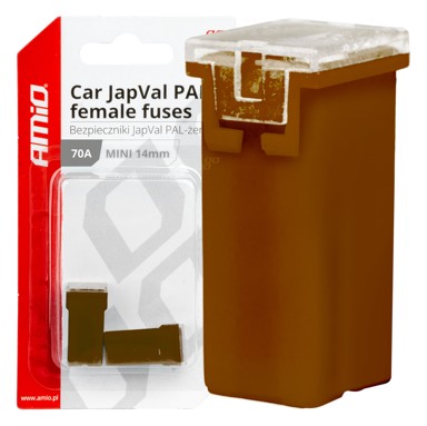 AMIO Set JapVal PAL ženski auto osigurača, 2 kom, 70A