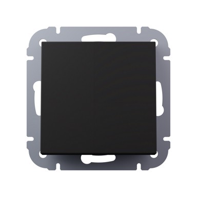 Prekidač podžbukni izmjenični crni I700