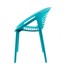 BONAMI SELECTION Tirkizna plastična vrtna stolica Joanna