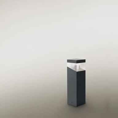 Stajaća svjetiljka Tetragono 45, antracit, 15 W, 3000K, 481 lm