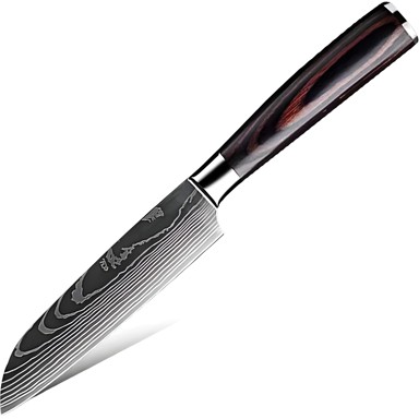 Kuhinjski nož BL-38120 Bunka KP38120, crno-smeđi
