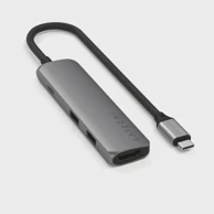 SATECHI HUB 4 u 1 USB-C Slim Multiport Adapter 4K
