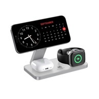 MISURA Punjač MH11, bežični, Qi2, 3-u-1, sklopivi, s adapterom 35W, bijeli