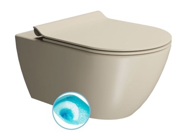 GSI WC školjka viseća PURA, swirlflush, 36x55 cm, kreta dual-mat