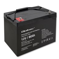 QOLTEC Akumulator 53075 AGM, 12 V, 80 Ah, 23,5 kg