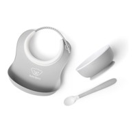 BABYBJORN Set za jelo, 3/1, sivi