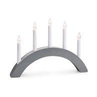 MARKSLÖJD Sivi svjetlosni ukras s božićnim motivom Atle 