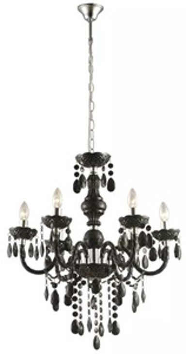 Viseći luster Cuimbra I (Ø67 cm), 6xE14, crna