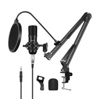PULUZ Mikrofon Condenser PU612B Studio Broadcast
