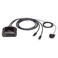 ATEN KVM preklopnik US3312, 2-portni, USB-C, 4K DP