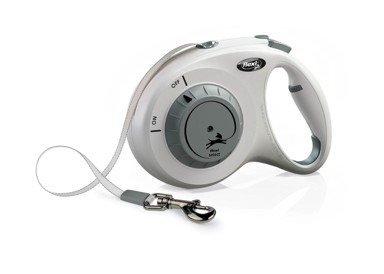 FLEXI Povodac Select, 7 m, svijetlo siva