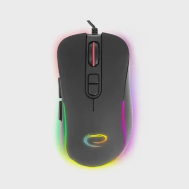 ESPERANZA Gaming miš EGM303, crni, desna ruka, USB Type-C, optički, 2400 DPI, 7 tipki, 85 g