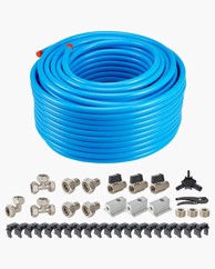 VEVOR komplet cijevi za zračni kompresor, 91,44 m x 19,05 mm, plavi
