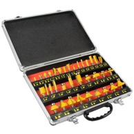 MAR-POL Set rezača 35-dijelni u aluminijskom koferu 8 mm