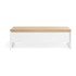 KAVE HOME Stolić za kavu Abilen 60x110 cm u dekoru hrasta bijeli/prirodni