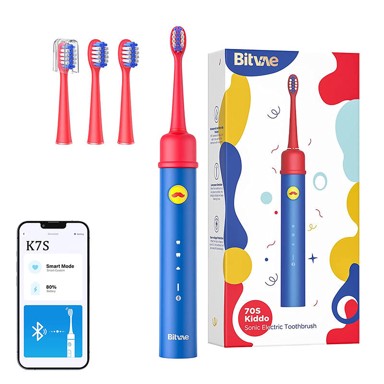 BITVAE Električna četkica za zube SONIC BVK7S, za djecu, plava