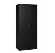 IRON MATE SATURN metal Utility Cupboard 185 × 90 × 45 Black RAL9005