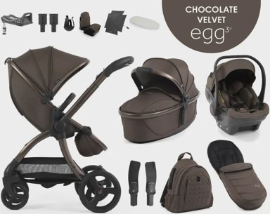 EGG Dječja kolica 12u1, smeđa