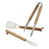 CATTARA Set pribora za roštilj, 3 kom, Wood