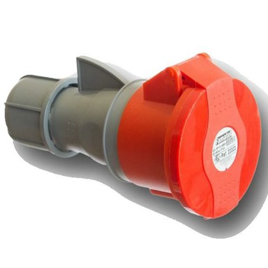 FAMATEL Utičnica spojka, 32A/380÷415, 5 Polna (3P+N+E), IP44