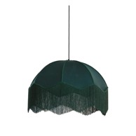 LIGHT & LIVING Petrolej zelena viseća svjetiljka s tekstilnim sjenilom ø 60 cm Malacia 