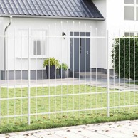 Vrtna ograda s dekorativnim obručima savršen je izbor za elegantno i funkcionalno ograđivanje vanjskih prostora. S dužinom od 13,6 metara i visinom od 1,75 metara, pruža pouzdanu zaštitu i jasno definiranje granica vrta, dvorišta ili okućnice. Minimalistički dizajn u bijeloj boji lako se uklapa u različite stilove eksterijera, dodajući estetsku vrijednost prostoru.
<br><br>
Izrađena od čvrstog metala, ograda je pogodna za vanjsku upotrebu i otporna na vremenske uvjete. Mat završna obrada daje sofisticiran izgled bez refleksije, dok jednostavan sustav montaže omogućuje brzo postavljanje uz pomoć dvije osobe. U pakiranju se nalazi 8 panela, što omogućuje fleksibilno oblikovanje ogradnog sustava prema potrebama.