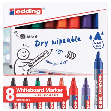 EDDING Marker za bijelu ploču 1,5-3mm 363/8 S blister