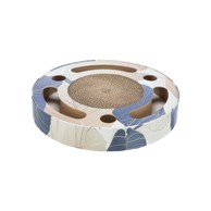 TRIXIE Grebalica za mačke Karton s lopticama, fi-33 cm, krem/plava