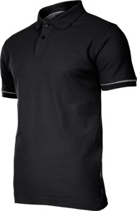LAHTI PRO Polo majica, 220 g/m², veličina M, crna