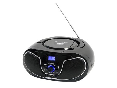 MANTA CD player, FM, USB, MP3, LCD, DC