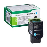 LEXMARK Toner original, C232HC0, 2.3k, cyan