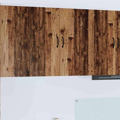 Zidni kuhinjski ormarić s policom 80 x 31 x 80 cm, staro drvo