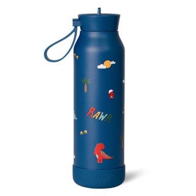 CITRON Boca za vodu Blue Dino WB_500_Dino, 500 ml, plava