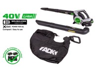 ADK Puhač/usisavač za lišće akumulatorski SF8A512 40 V, baterija 2×4 Ah, dvostruki brzi punjač