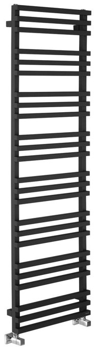 SAPHO Radijator FANTINA, 500 x 1647 mm, čelični, crni mat, električno i kombinirano grijanje