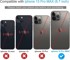 Preklopna maskica za Apple iPhone 13 Pro Max, s 2x zaštitnim staklom, siva