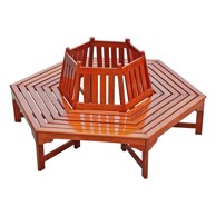 GARDEN PLEASURE Smeđa vrtna klupa od masivnog drveta Ontario