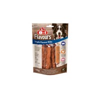 8u1 DELIGHTS Poslastica za pse Triple Flavour Ribs 6 komada, 113 g