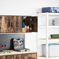 Garažni zidni ormarić, drvo