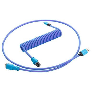CABLEMOD Pro spiralni kabel za tipkovnicu USB-C na USB Type A, Galaxy Plava, 150 cm CM-PKCA-CLBALB-ILB150ILB-R