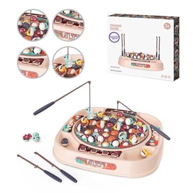 WOOPIE TOYS Igra pecanja ribica, 4 štapa, 50 elemenata
